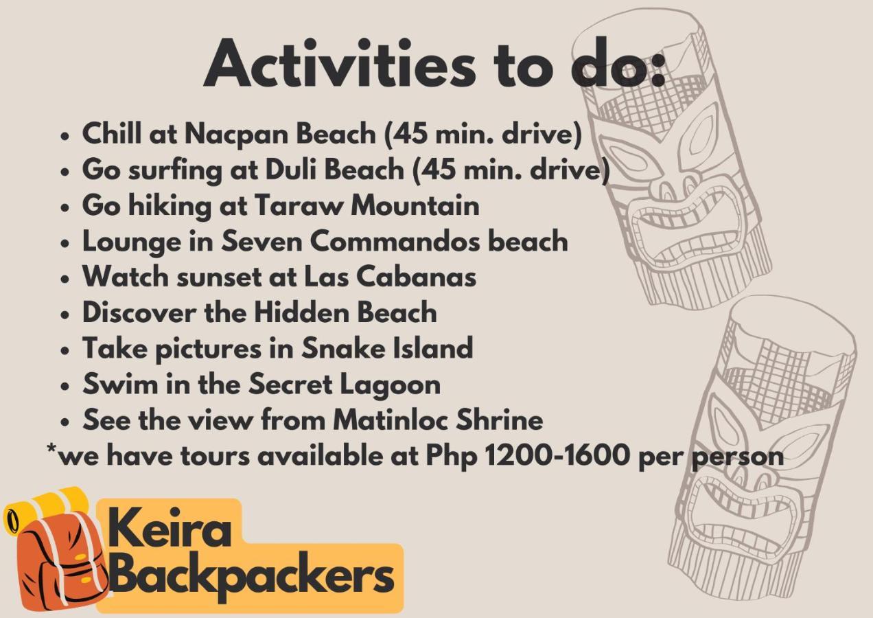 Keira Backpackers El Nido Exterior foto